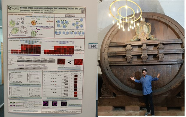 Gaurav presents a poster at Phase Separation Symposium at EMBL-Heidelberg