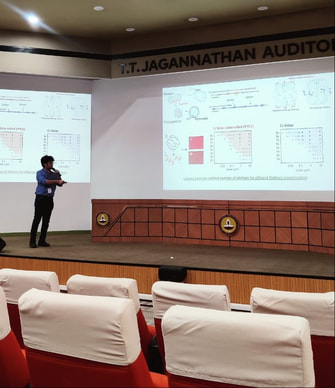 Gaurav receives Flash Talk Award at the Indian Biophysical Society Meeting
